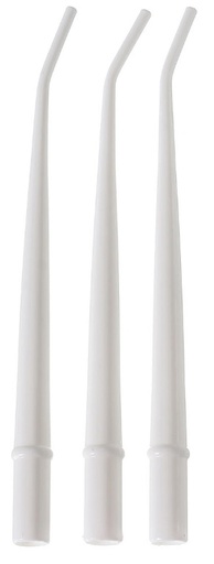 [HS 101-2270] EYECTORES DE SALIVA QUIRURGICOS BLANCO 1/8"(25) P.FINA