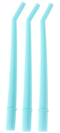 [HS 102-9023] EYECTORES DE SALIVA QUIRURGICOS VERDE 1/4" (25)