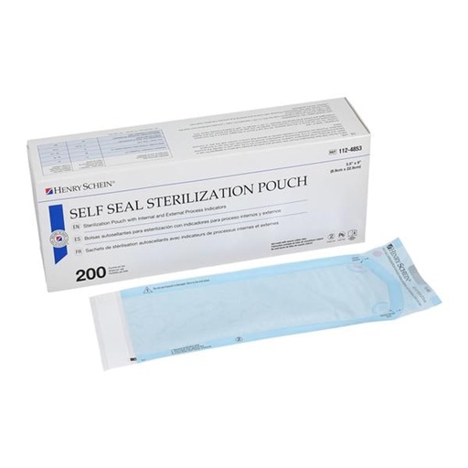 [HS 112-4853] BOLSAS DE ESTERILIZAR SCH 3 1/2" X 9"(200)
