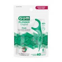 FLOSSER ORIGINAL VERDE CON MENTA (40 UNIDADES)