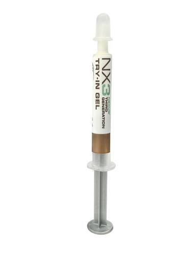 [KR 33660] NX3 TRY-IN FOTO BLEACH  3 ML. GEL DE PRUEBA CARILLAS
