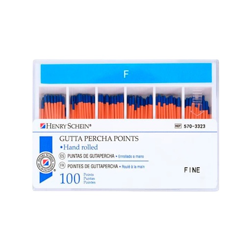 [HS 570-3306] PUNTAS DE GUTAPERCHA CADMIUM NO.15 (100) 