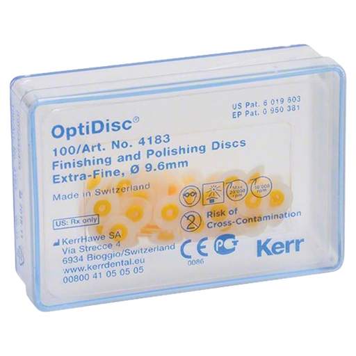 [KR 4183] OPTIDISC DISCO DE PULIDO EXTRA FINO 9.6MM 100 UNIDADES