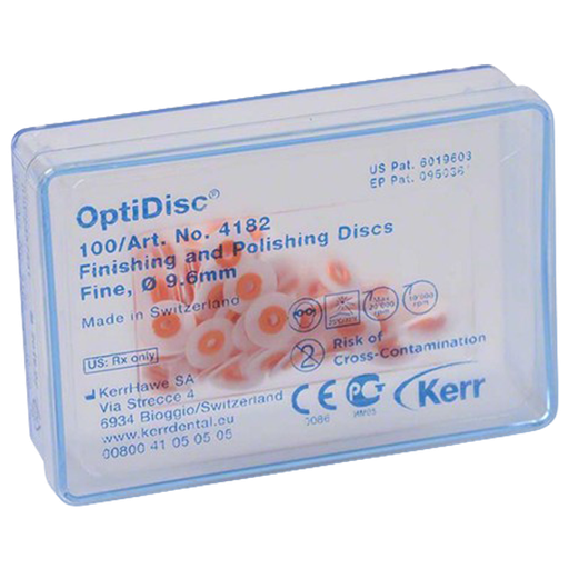 [KR 4182] OPTIDISC DISCO DE PULIDO FINO 9.6MM 100 UNIDADES