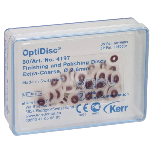[KR 4197] PULIDOR DE RESINA OPTIDISC 9.6MM GRUESO 80 UNIDADES