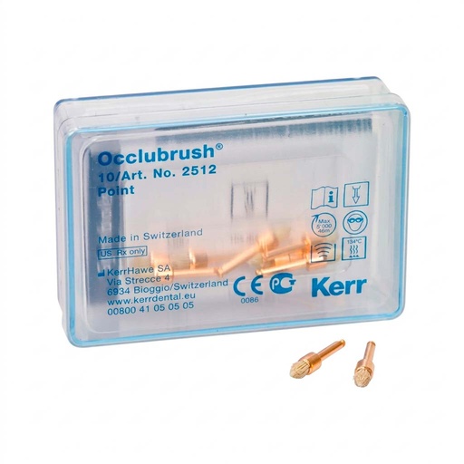 [KR 2512] PULIDOR DE RESINA OCCLUBRUSH PUNTA (10 PIEZAS)