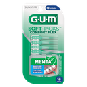 SOFT-PICKS COMFORT FLEX CON MENTA  (16 UNIDADES)